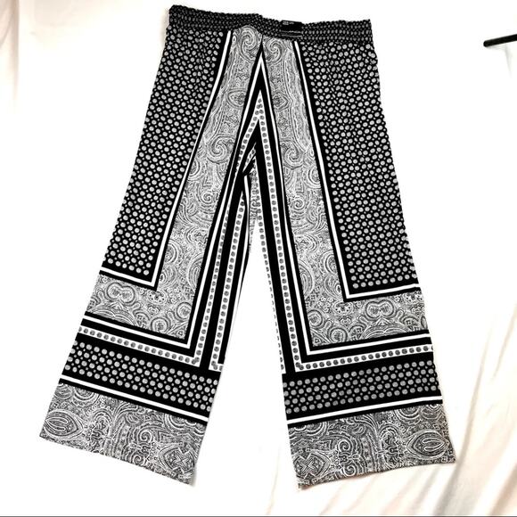 INC Wide Leg Boho Hippie Palazzo Lounge Pants 3X - Picture 3 of 9